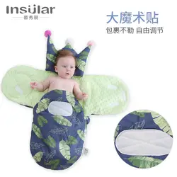 Insular/2019 г. Осенне-зимнее детское одеяло для младенцев, хлопковые пеленки для новорожденных, одежда для малышей, Джин Бао, спальный мешок, Cr