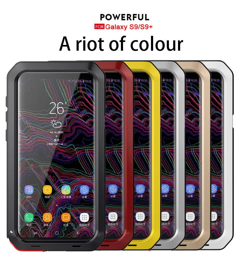 cute phone cases for samsung  Áo Giáp Dày Bảo Vệ Ốp Lưng Dành Cho Samsung Galaxy Samsung Galaxy S20 S10 S9 S8 S10e S7 Edge Note 8 9 10 Plus 20 Ultra 360 Kim Loại Két kawaii phone cases samsung