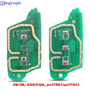 

jingyuqin ASK/FSK PCF7961A/PCF7941 Remote Key Case Shell Cover For Renault Clio 3 Megane 3 Kangoo Modus Folding Flid 2/3B