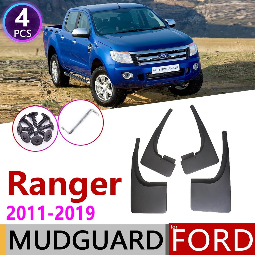 Брызговик для Ford Ranger T6 2011 ~ 2019 брызговик защиты от грязи брызговики модели 2012 2013 2014