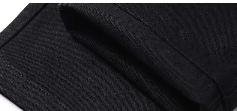 Новинка, Брендовые мужские брюки осень-зима, прямые повседневные мужские брюки, Классические деловые модные черные брюки для мужчин