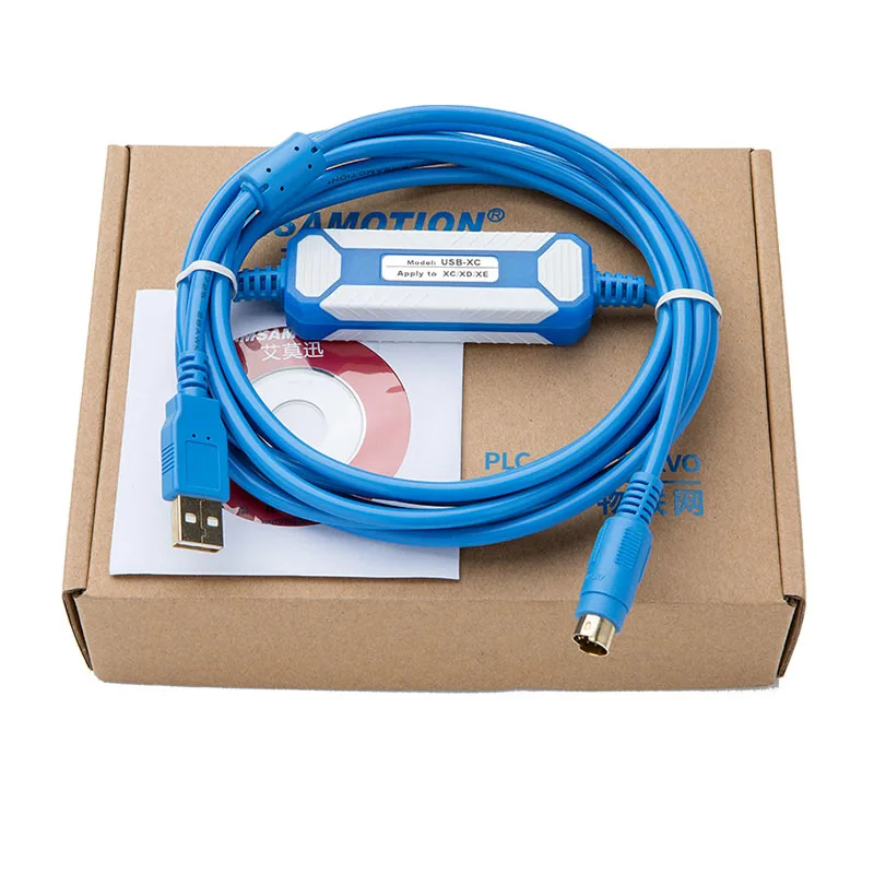 

Suitable for Xinje XC/XE/XD series PLC programming cable Delta DVP data download cable USB-XC