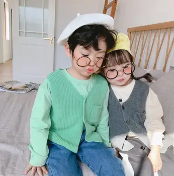 

2020 new stylish baby boys girls vest spring fashion kids girls waistcoat 0-6t