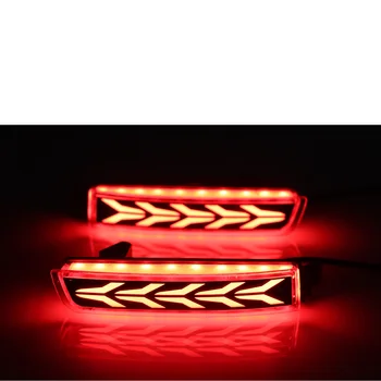 

Pair Car Rear Bumper Reflector Tail Brake Light For Nissan Juke Murano Quest for Infiniti FX35 FX50 Bluebird SYLPHY Kicks Terra