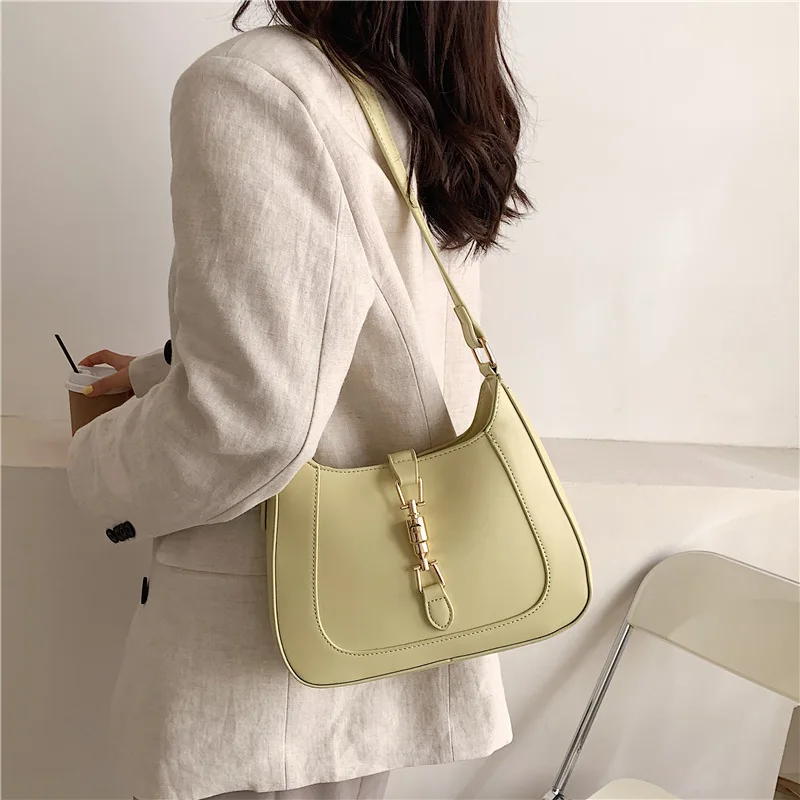 [BXX] Solid Color PU Leather Bags for Women Branded Luxury Fashion Shoulder  Crossbody Handbags Trending Lux Hand Bag HP092