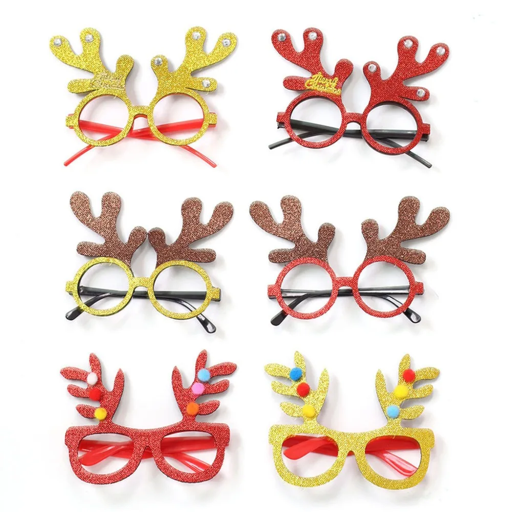 Christmas party glasses cute beautiful glasses photo props role playing animals riding bike cycling glasses 30S26 (2)