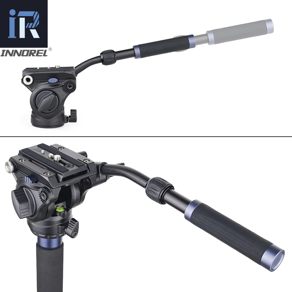 VM70K Professional Lightweight Aluminum Telescopic Camera Monopod with Fluid Head and Tripod Base f