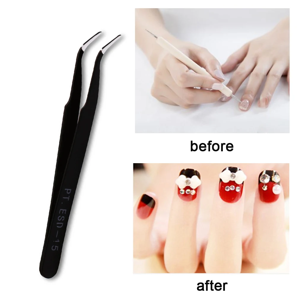 Dotting Pen Стразы для ногтей набор очаровательные украшения дома салона 3D пинцет