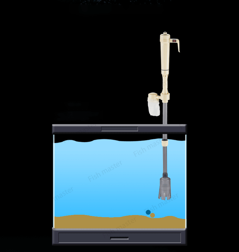 Title 5, Automatic Fish Gravel Aquarium Cleaner Electric...