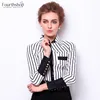 Fashion Stripe Blouses and Tops for Women Office Lady Work Body Shirt Long Sleeve Bodysuit Female Rompers Autumn Jumpsuit 2022 ► Photo 3/6