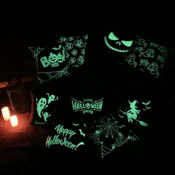 

18"Pumpkin Happy Fall Cotton Linen Sofa Car Waist Cushion Cover Pillow Case Pumpkin Ghosts Halloween Home Decor Pillowcase