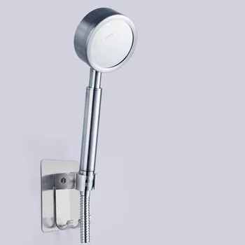 

LIUYUE Shower Head Chrome Aluminum Bathroom High Pressure Sprayer Booster Water Saving Technical Thermal Insulation Accessories