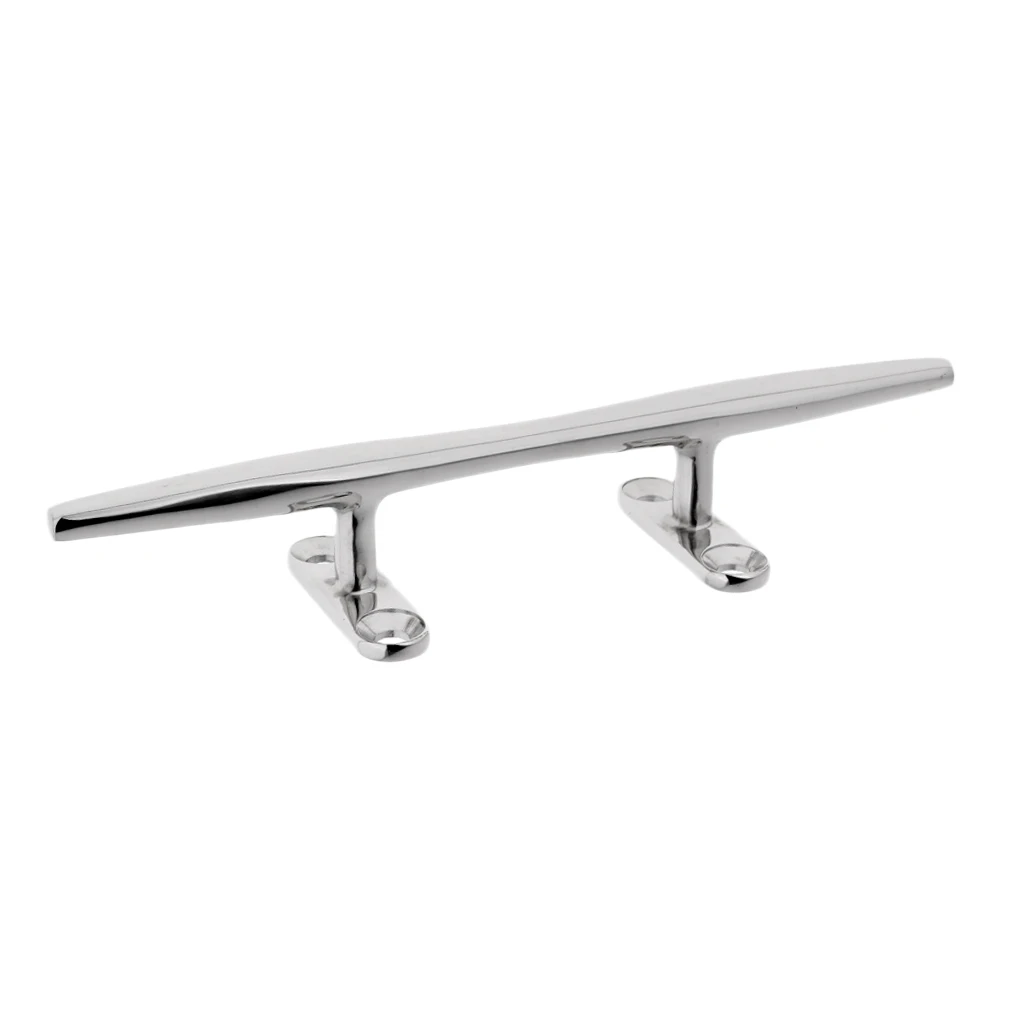 4 Inch(100mm) Heavy Duty 316 Stainless Steel Open Base Dock Cleat Marine Boat Mooring Dolphin Deck Cleat