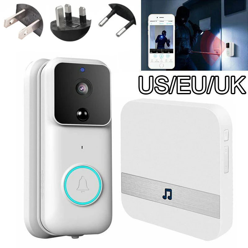 

Smart Doorbell WiFi Visual Intercom Wireless Home Security Bell Phone Video PIR motion detection 1920*1080