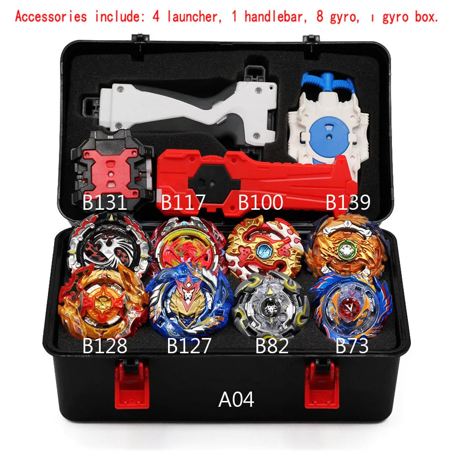 Полный стиль Beyblade Burst B-149 B-153 игрушки Арена Bey Blade Launcher Bayblade Bable Drain Fafnir Phoenix Blayblade - Color: A04