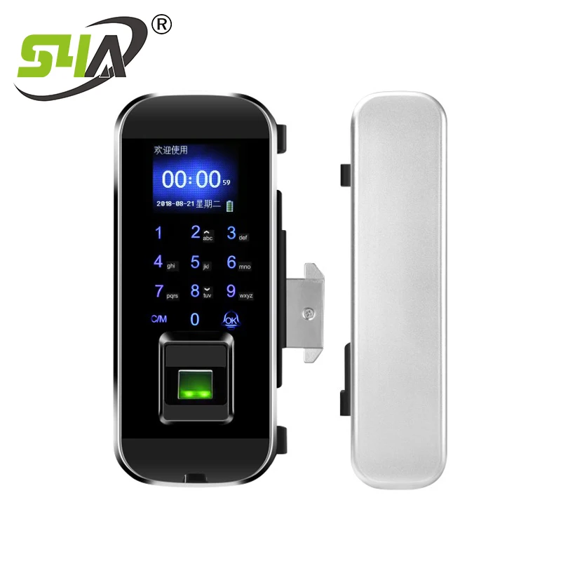 

biometric access control device with Optical sensor for glass door fingerprint lock iGlass100plus-J