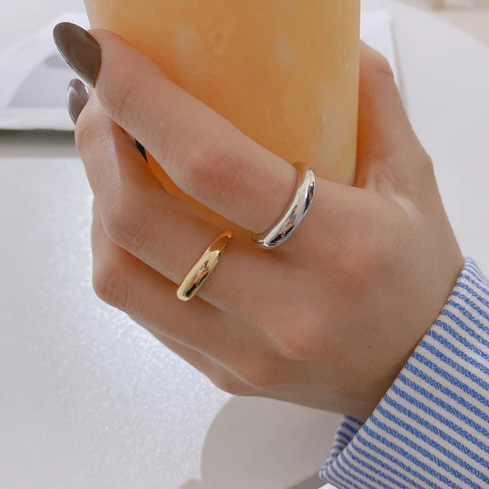 gold ring simple design for female