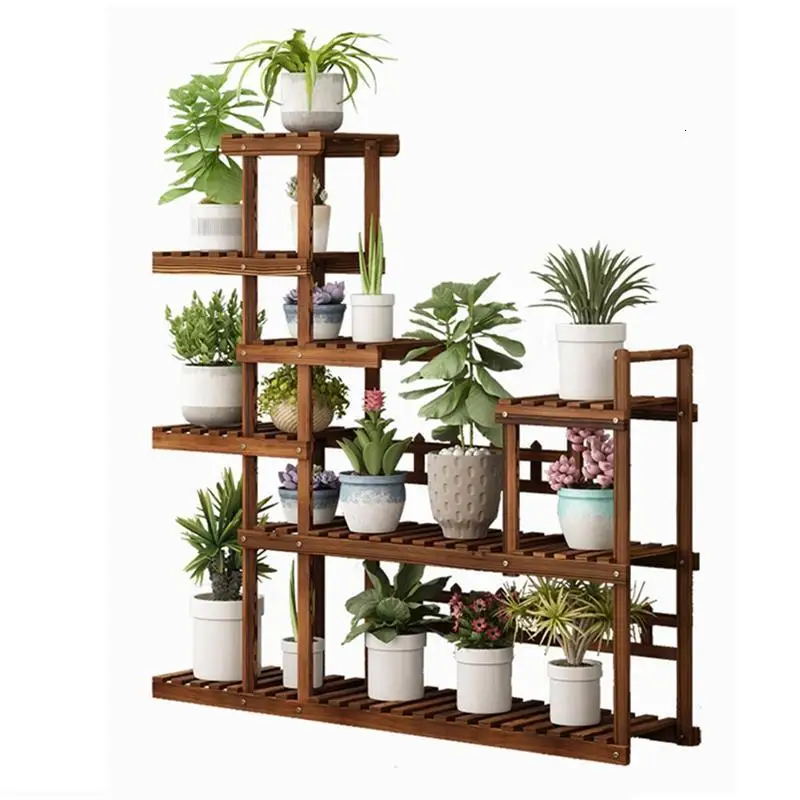Escalera Terraza Varanda Estante Para Flores Stojaki Крытый Stojak Na Kwiaty открытый цветок стенд Dekoration стойки завод полка