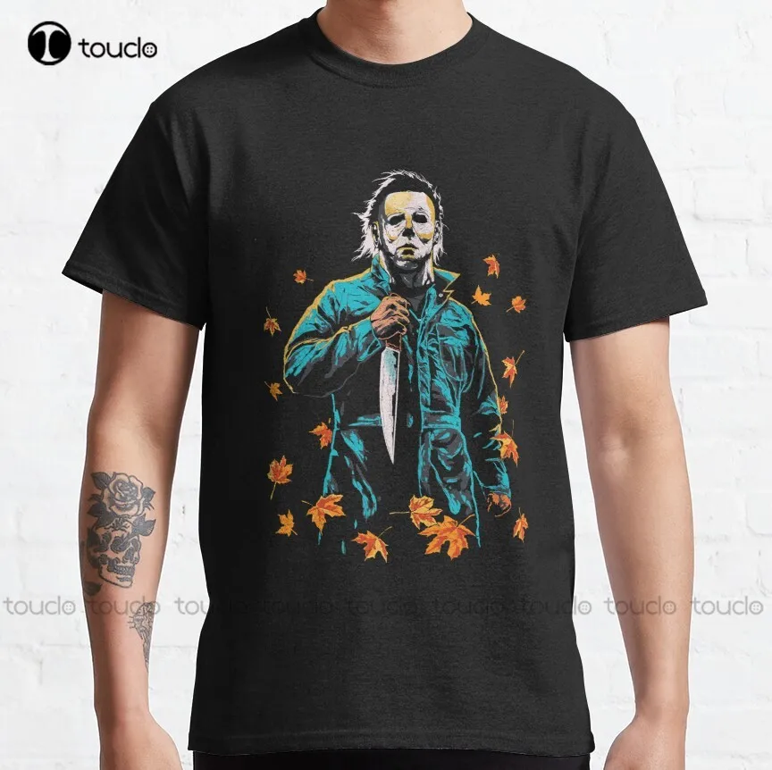 

Halloween Michael Myers Classic T-Shirt shirts for women Custom aldult Teen unisex digital printing xs-5xl All seasons cotton
