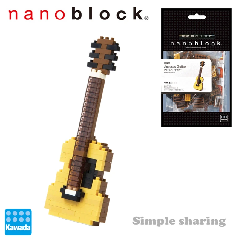 Nanoblock маленькая частица Мини Алмазный строительный блок взрослые строительные игрушки мини музыкальный инструмент серии 12 лет