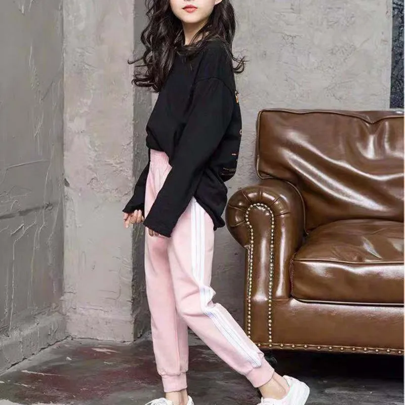 Новые милые штаны для малышей От 1 до 6 лет, новые осенние детские длинные штаны для маленьких девочек, брюки детские повседневные хлопковые мягкие шорты