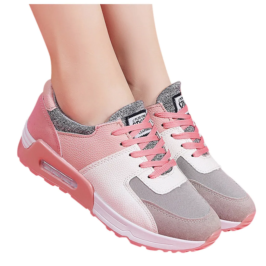 Повседневные женские туфли SAGACE на шнуровке летающие тканые дышащие Нескользящие