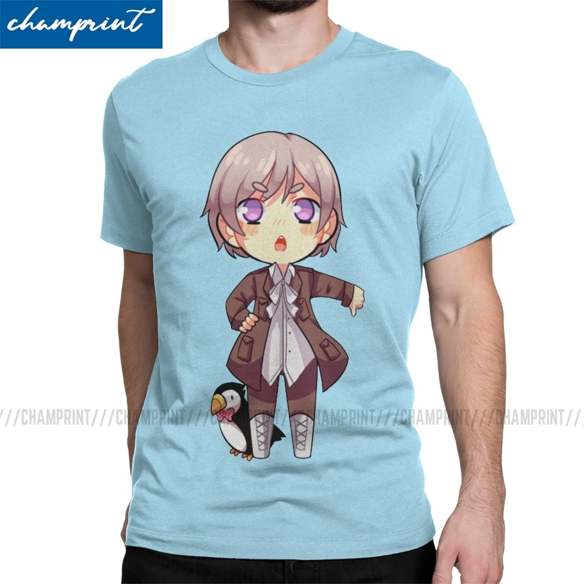 Мужская футболка Iceland-Hetalia Винтажная с короткими рукавами и круглым вырезом