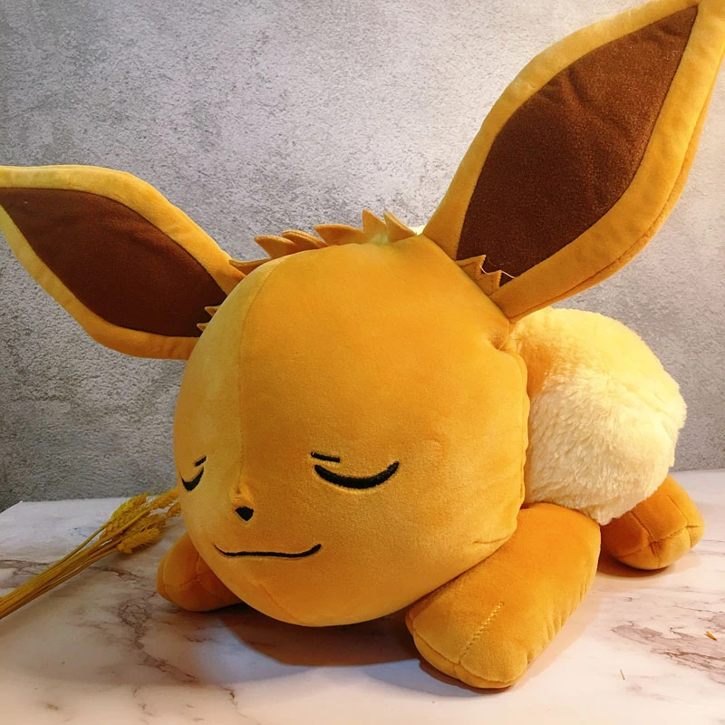 Pokemon Eevee Sleeping Nap Jumbo Plush 