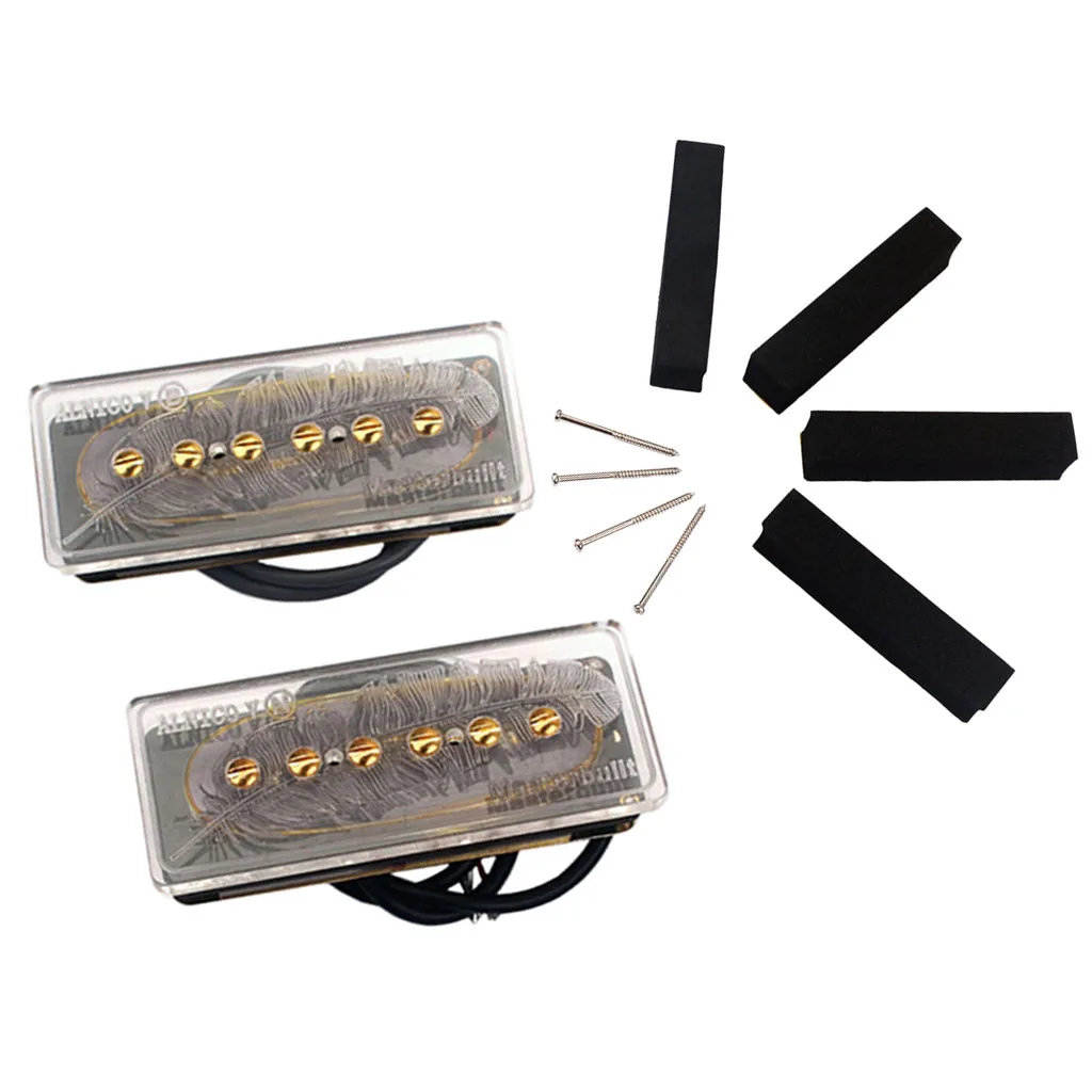 Электрическая гитара Alnico V мыло бар P90 Humbucker звукосниматель мостовой шейка для