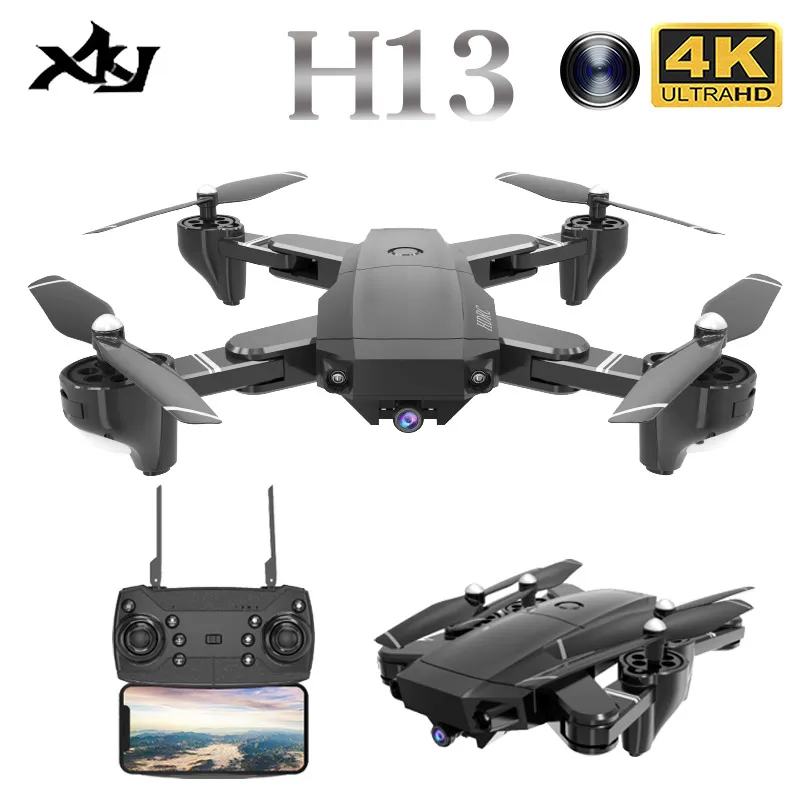 H13 RC Дрон 4K HD камера профессиональный воздушный Квадрокоптер детская игрушка WiFi FPV передача в реальном