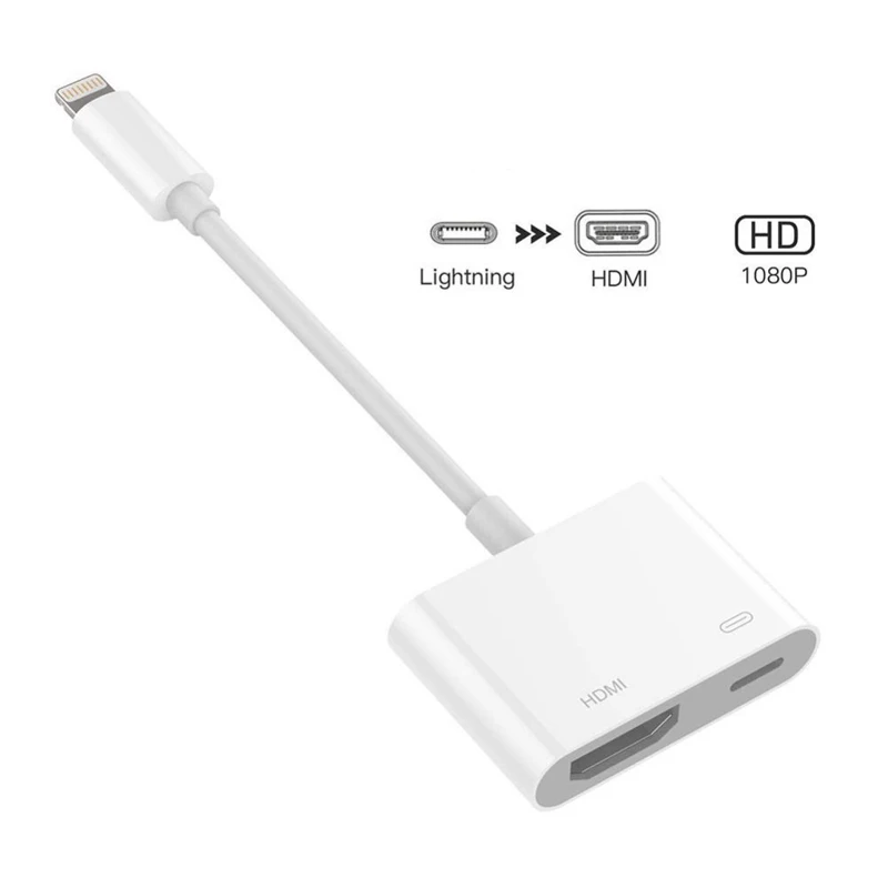Для Lightning-Digital AV HDMI 4K кабель для iPad-HDMI разъем адаптера 1080P HD адаптеры для Iphone X 8/7/6/Ipad Air