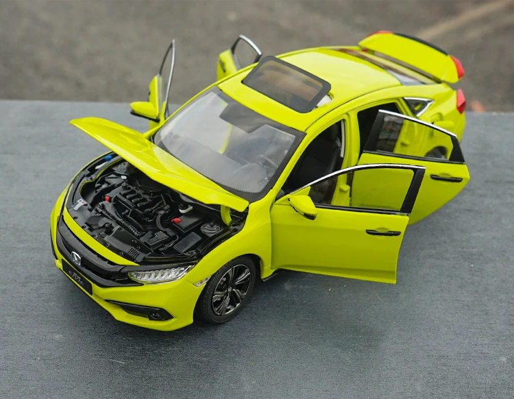 1:18 Honda CIVIC литая под давлением Модель автомобиля игрушки Металлическая Модель автомобиля оригинальная коробка