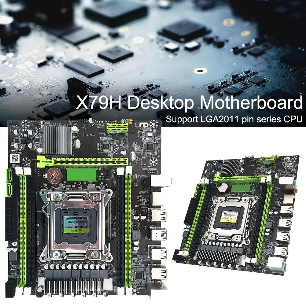 Для IntelX79H H91 B85 H81 LGA 2011 материнская плата Micro ATX 4 DDR3 1333 1600 1866 REG ECC RECC USB 3 0 SATA Xeon X79 LGA2011