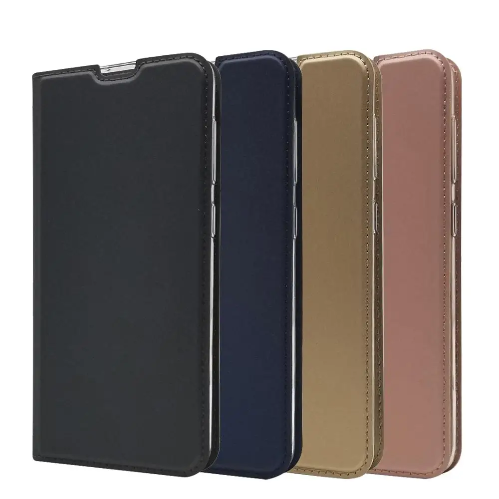 Простой чехол 2-го поколения для Samsung Galaxy A50 A70S A90 A6S A10 кожаный флип-чехол A5 A3 2017