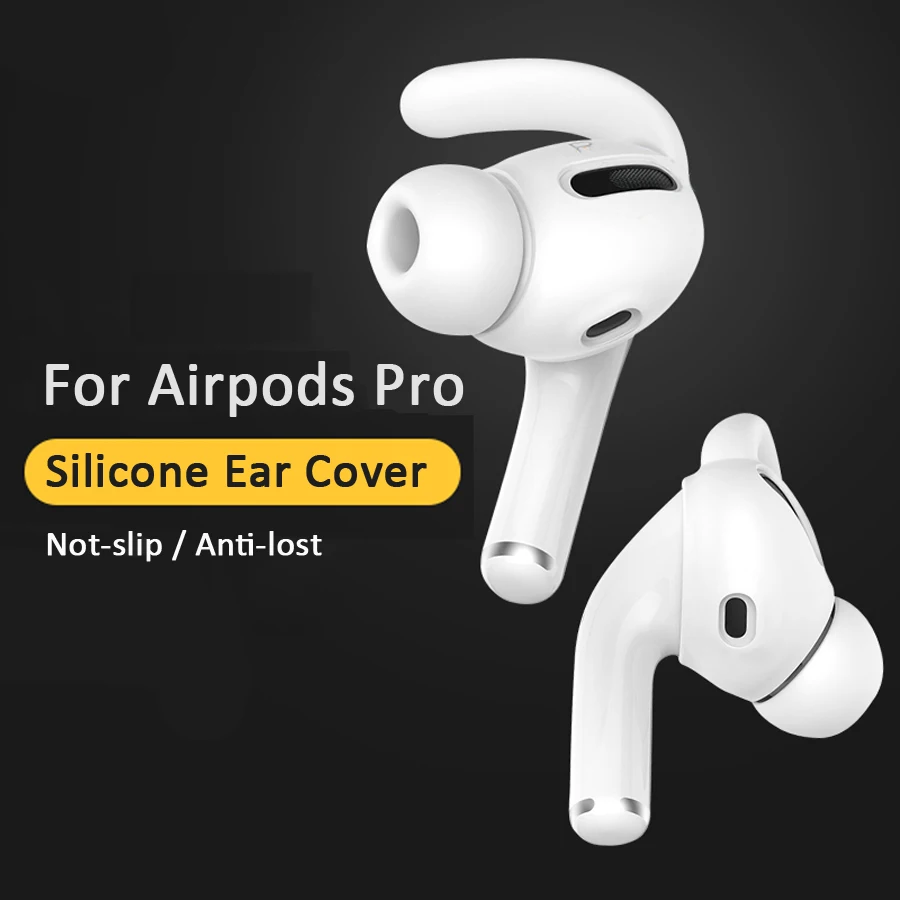 6 Paires D'écouteurs en Silicone à Double Bride à Réduction de Bruit pour Apple AirPods Pro 2019 avec Boîte de Rangement Delidigi Embouts pour AirPods Pro 
