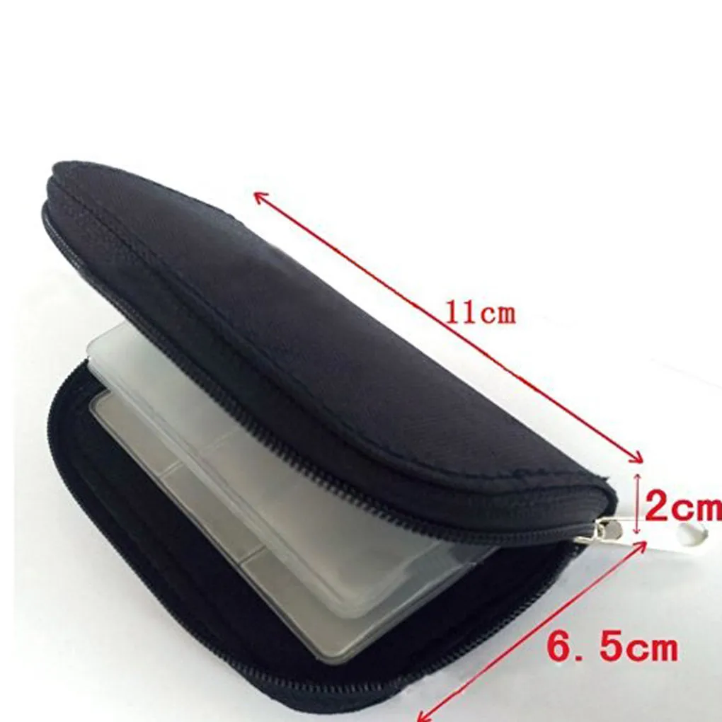 Black 22 slots Memory Card SD card Storage Carrying Pouch Holder Wallet Case Bag