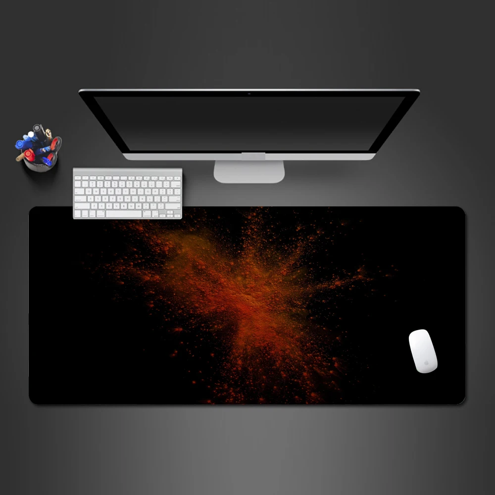 Классный Красный Профессиональный коврик для мыши большой ПК игровой компьютер