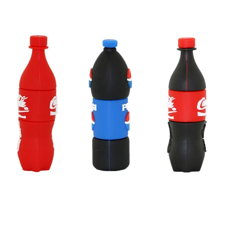 

Cartoon Drink Bottle Usb Flash Drive 32gb Pen Drive U Disk Memory Stick 4g 64g Pendrive Usb 128g 256gb Flash Drive Free Shipping