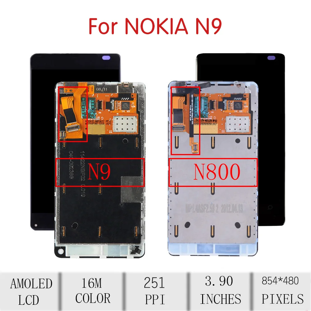 3 9 &quotОригинальный сенсорный ЖК экран для NOKIA Lumia N9 дигитайзер в сборе Nokia Lankku