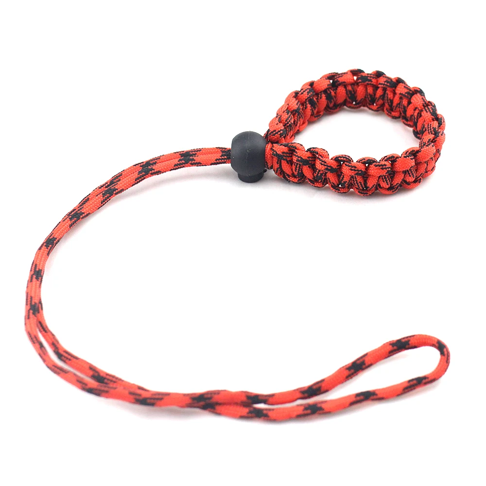 red black camouflage Новейший ремешок для цифровой камеры ремешок на запястье ручка Паракорд плетеный браслет для Nikon Canon sony Pentax Panasonic DSLR - Цвет: red black camouflage