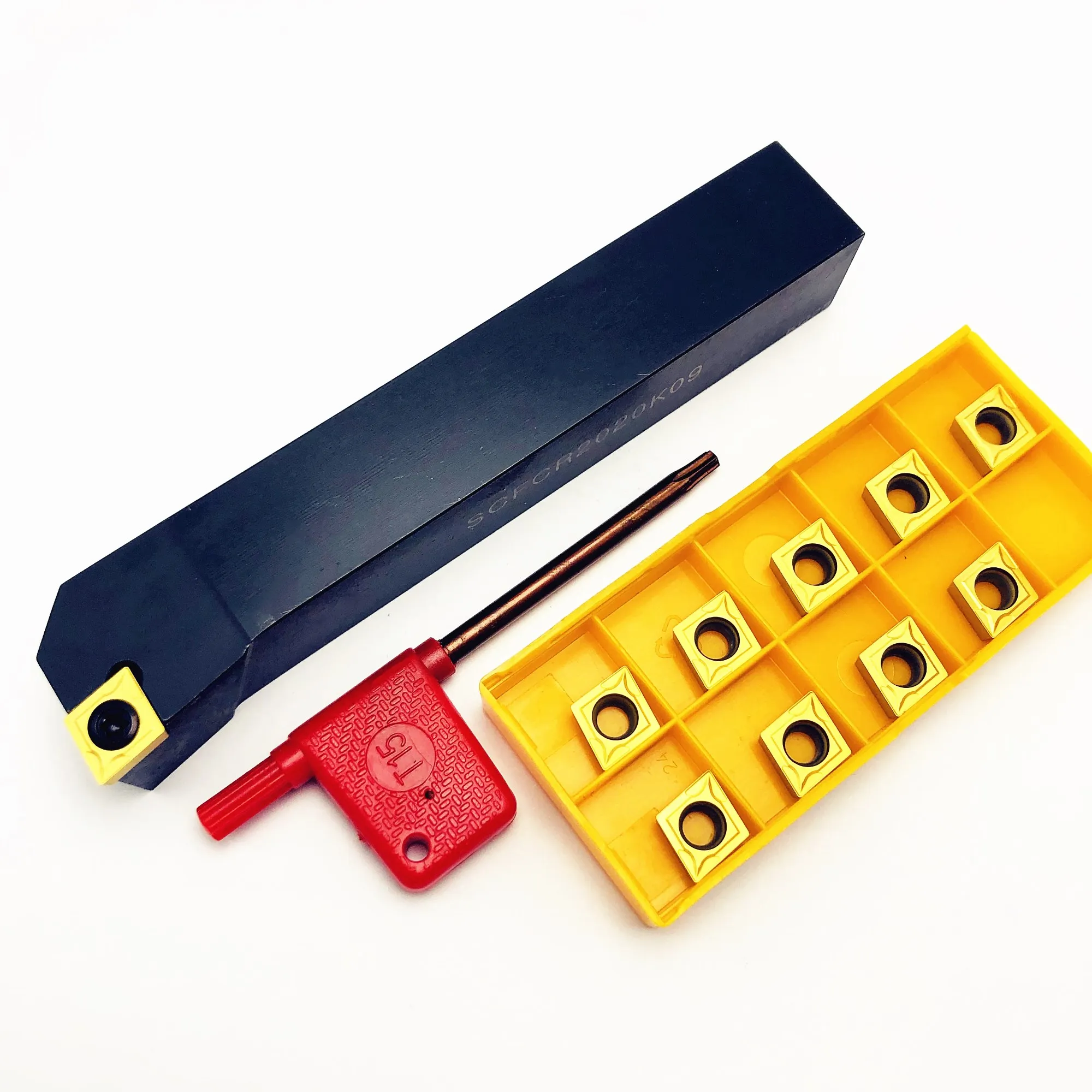 

Free Shipping SCFCR1212/1616/2020/2525H09 CNC lathe tool processing tool External tools holder for CCMT09T304/308 indexing blade