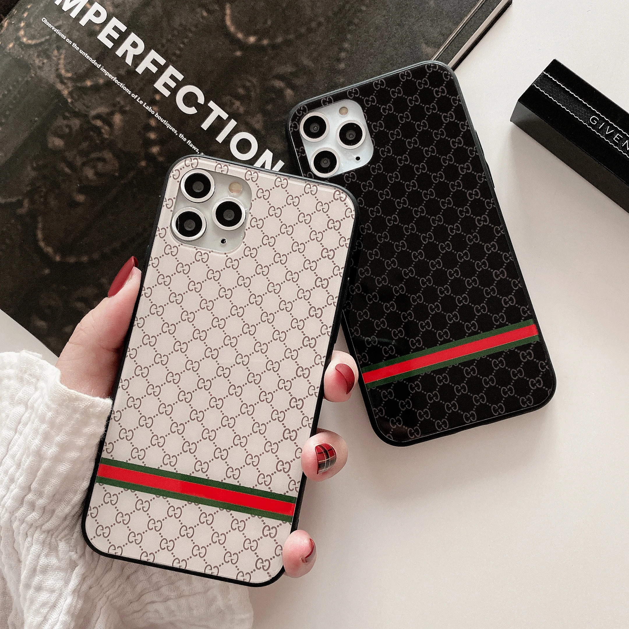 Чехол для iPhone11 X XS XR XS MAX Plus 6 6s 7 8 8plus tide бренд анти-осень Твердый Чехол