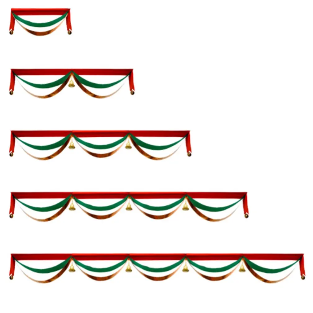 Рождественские украшения, волнистые флаги, ленты для фестивалей, украшения для потолка, Висячие флаги, флаги для флагов