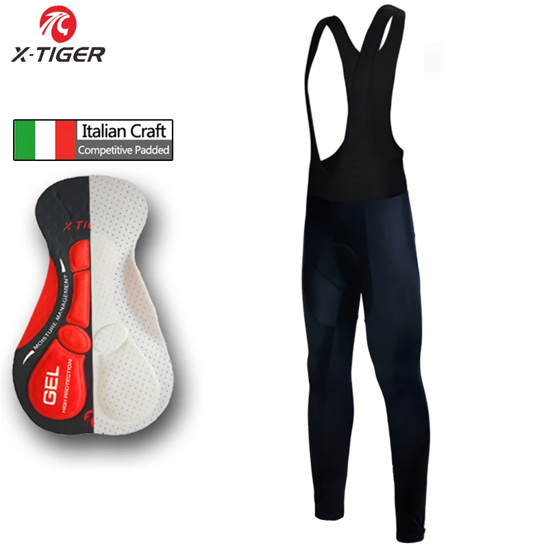 Bib Pant X-Tiger, весенний комплект с длинным рукавом для велоспорта, Ropa Ciclismo, дышащие майки для шоссейного велосипеда, одежда для горного велосипеда, мужские комплекты для велоспорта - Цвет: Bib Pant