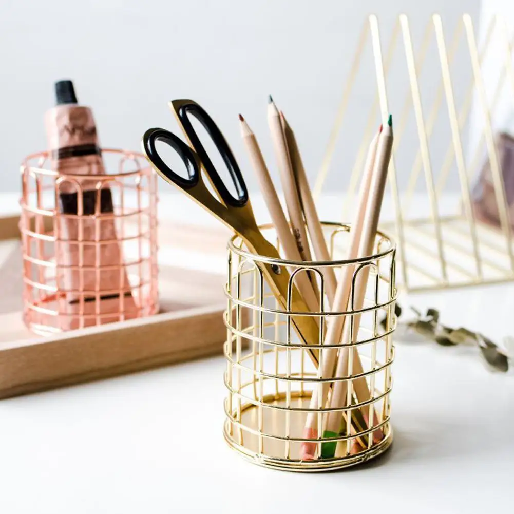 

GloryStar Colors Makeup Storage Box Cylindrical Case Lipstick Brush Pen Holder