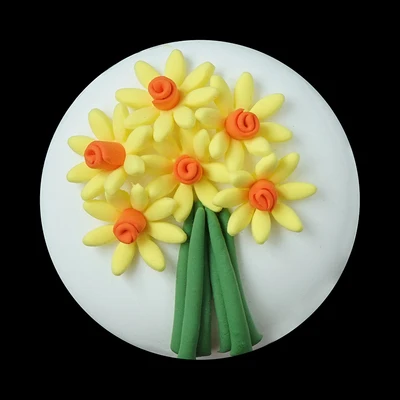 Simulation fondant cake Cup cake model Beautiful little cake Flower forest element photography props - Цвет: Армейский зеленый