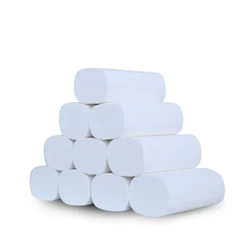 

10rolls/lot Toilet Tissue Family Pack Sanitary Paper Household Cleaning Coreless Rolling Paper Mix Wood Pulp 4 Ply Towels