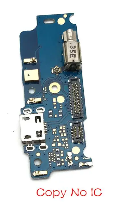 5 шт./лот, микро-Док подключения для Motorola Moto E4 E4 Плюс usb зарядный порт зарядного устройства гибкий кабель лента с вибратором - Цвет: E4 Copy No IC