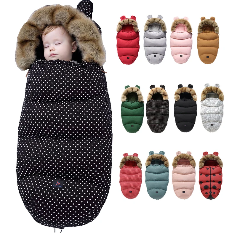 Baby Sleepsack Stoller Winter Blanket Envelope Footmuff Newborn for Thick Soft Warm 
