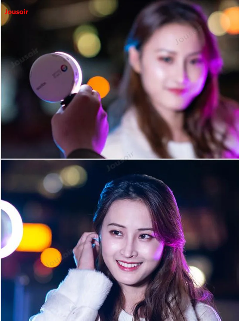 GODOX R1 RGB ring light Mini Creative light Built in Magent Led for Viedo Smartphone Photo Camera P